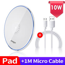 Load image into Gallery viewer, Essager 15W Qi Wireless Charger For iPhone 12 11 Pro Xs Max Mini X Xr 8 Induction Fast Wireless Charging Pad For Samsung Xiaomi
