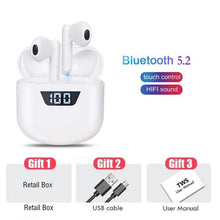 Load image into Gallery viewer, TWS Wireless Earphones Bluetooth 5.0 Headphones IPX7 Waterproof Earbuds LED Display HD Stereo Built-in Mic for Xiaomi iPhone
